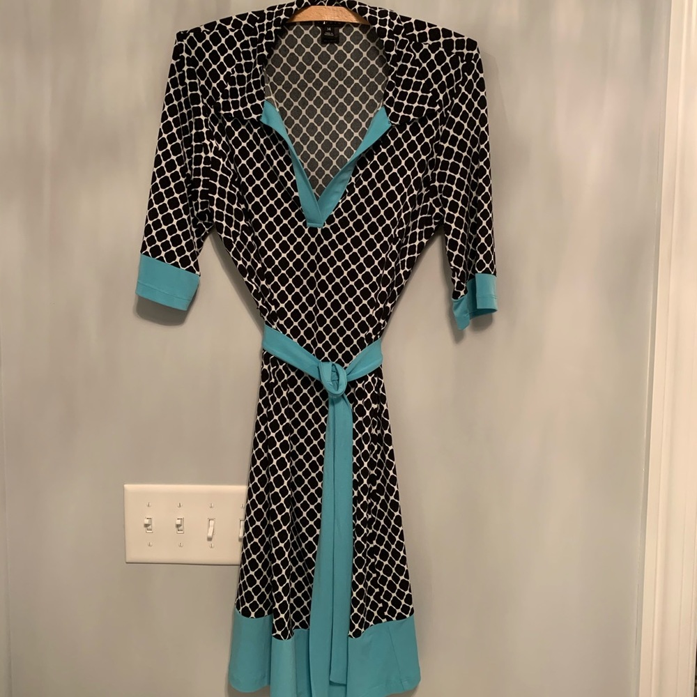 Women’s NWOT Black and White pattern Dress